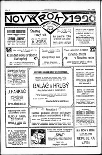 Lidov noviny z 1.1.1920, edice 1, strana 12