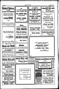 Lidov noviny z 1.1.1920, edice 1, strana 14