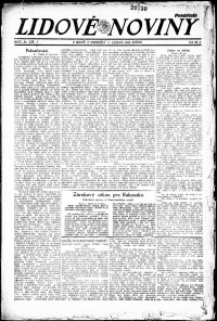 Lidov noviny z 1.1.1923, edice 1, strana 1
