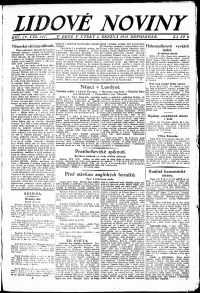 Lidov noviny z 1.3.1921, edice 3, strana 1