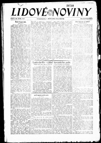 Lidov noviny z 1.3.1924, edice 1, strana 1