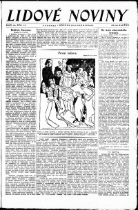 Lidov noviny z 1.3.1924, edice 2, strana 1