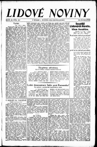 Lidov noviny z 1.4.1924, edice 2, strana 1