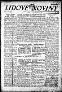 Lidov noviny z 1.5.1922, edice 1, strana 1