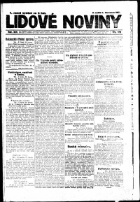 Lidov noviny z 1.7.1917, edice 2, strana 1