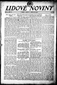 Lidov noviny z 1.9.1923, edice 2, strana 1