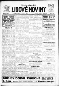 Lidov noviny z 1.12.1915, edice 2, strana 1