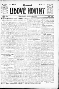 Lidov noviny z 1.12.1917, edice 1, strana 1
