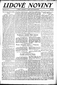 Lidov noviny z 2.1.1922, edice 2, strana 1