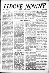 Lidov noviny z 2.5.1932, edice 1, strana 1