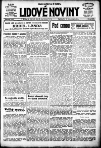 Lidov noviny z 2.7.1914, edice 3, strana 1