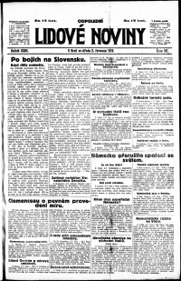 Lidov noviny z 2.7.1919, edice 2, strana 1