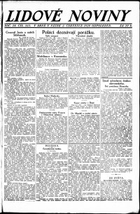 Lidov noviny z 2.7.1920, edice 2, strana 1