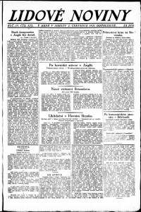 Lidov noviny z 2.7.1921, edice 2, strana 1