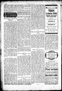 Lidov noviny z 2.7.1922, edice 1, strana 4