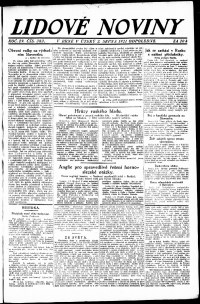 Lidov noviny z 2.8.1921, edice 2, strana 1