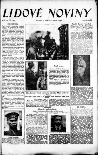 Lidov noviny z 2.9.1930, edice 1, strana 1