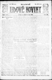 Lidov noviny z 2.10.1919, edice 1, strana 1