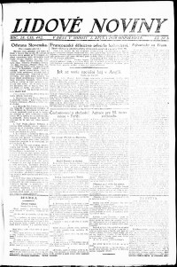 Lidov noviny z 2.10.1920, edice 2, strana 1