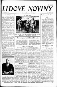 Lidov noviny z 2.10.1929, edice 2, strana 1