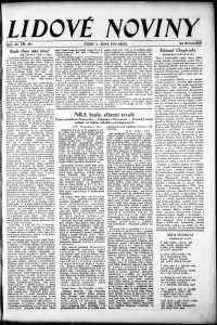 Lidov noviny z 2.10.1934, edice 1, strana 1