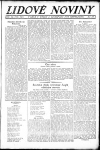 Lidov noviny z 2.11.1920, edice 2, strana 1