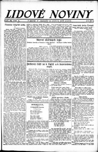 Lidov noviny z 3.1.1920, edice 1, strana 1