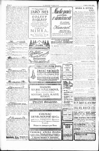 Lidov noviny z 3.3.1923, edice 1, strana 8