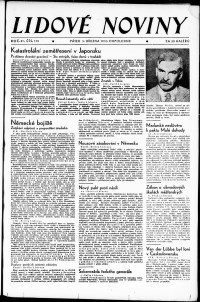 Lidov noviny z 3.3.1933, edice 2, strana 1