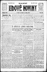 Lidov noviny z 3.4.1919, edice 1, strana 1