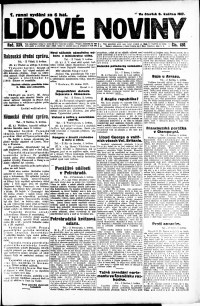Lidov noviny z 3.5.1917, edice 2, strana 1