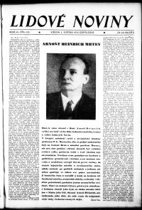 Lidov noviny z 3.5.1933, edice 2, strana 1