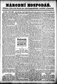 Lidov noviny z 3.7.1914, edice 1, strana 1