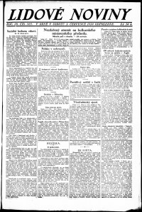 Lidov noviny z 3.7.1920, edice 2, strana 1
