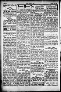 Lidov noviny z 3.8.1922, edice 1, strana 4