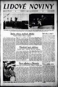 Lidov noviny z 3.9.1934, edice 2, strana 1