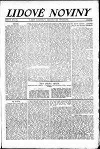 Lidov noviny z 3.12.1923, edice 2, strana 1