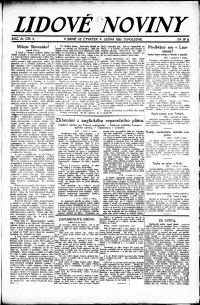 Lidov noviny z 4.1.1923, edice 2, strana 1