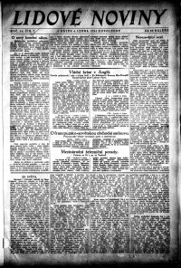 Lidov noviny z 4.1.1924, edice 2, strana 1