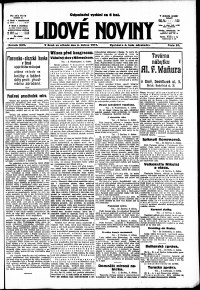 Lidov noviny z 4.4.1917, edice 3, strana 1