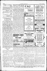 Lidov noviny z 4.4.1923, edice 2, strana 4