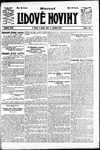 Lidov noviny z 4.5.1917, edice 1, strana 1