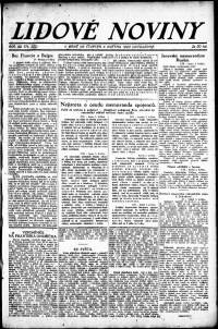 Lidov noviny z 4.5.1922, edice 2, strana 1