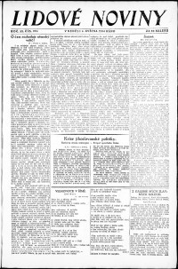 Lidov noviny z 4.5.1924, edice 1, strana 1