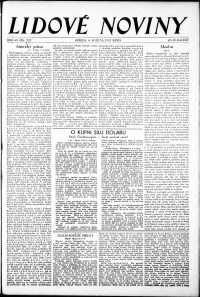 Lidov noviny z 4.5.1932, edice 1, strana 1