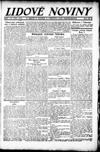 Lidov noviny z 4.6.1920, edice 2, strana 1