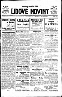 Lidov noviny z 4.7.1917, edice 3, strana 1