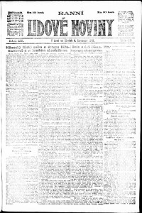 Lidov noviny z 4.7.1918, edice 1, strana 1