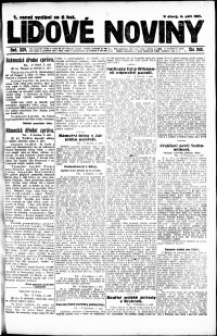 Lidov noviny z 4.9.1917, edice 2, strana 1