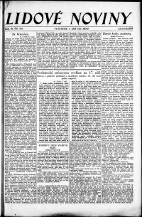 Lidov noviny z 4.9.1930, edice 1, strana 1